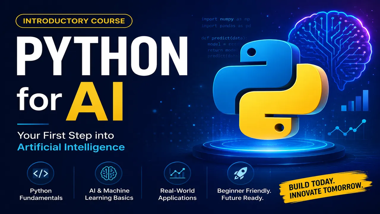 Python for AI — Beginner Foundations